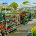 Four Wheel Movable Garden Nursery Danish Flower Plant Greenhouse Trolley